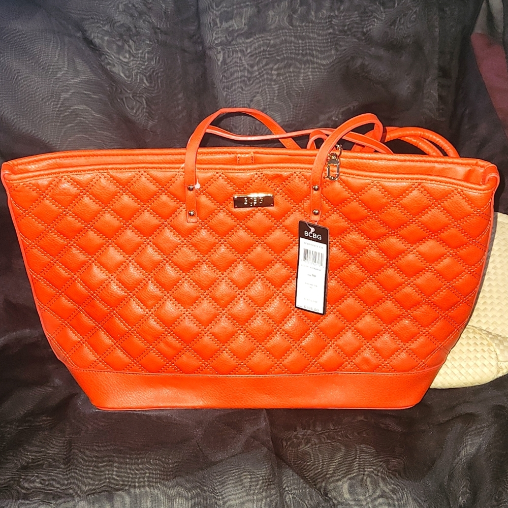 Orange BCBG Summer Tote